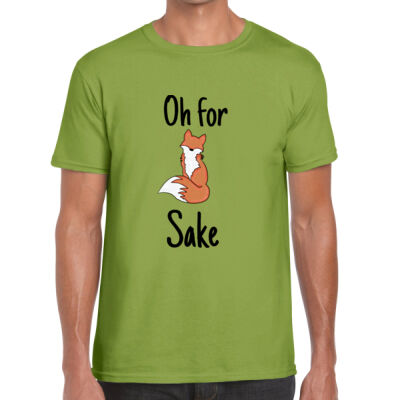 Oh for fox sake Mens Softstyle T-shirt Thumbnail