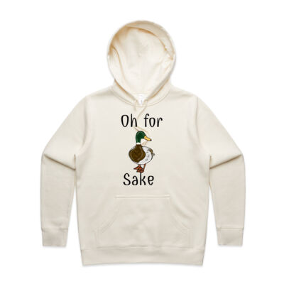 Oh for Duck sake Womens stencil hood  Thumbnail