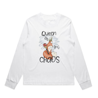 Queen of foxing Chaos women’s mock longsleeve Thumbnail