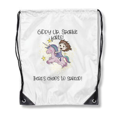Giddy up, Sparkle farts Backpack Thumbnail